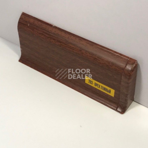 Плинтус Ideal Comfort 55mm Орех темный 293 фото 2 | FLOORDEALER